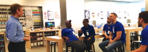 Seminar for small group in an Apple store