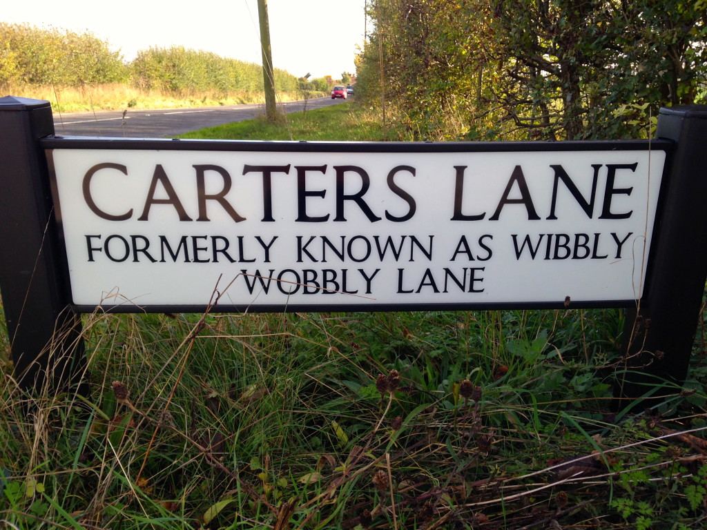 What's the story behind Wibbly Wobbly Lane?