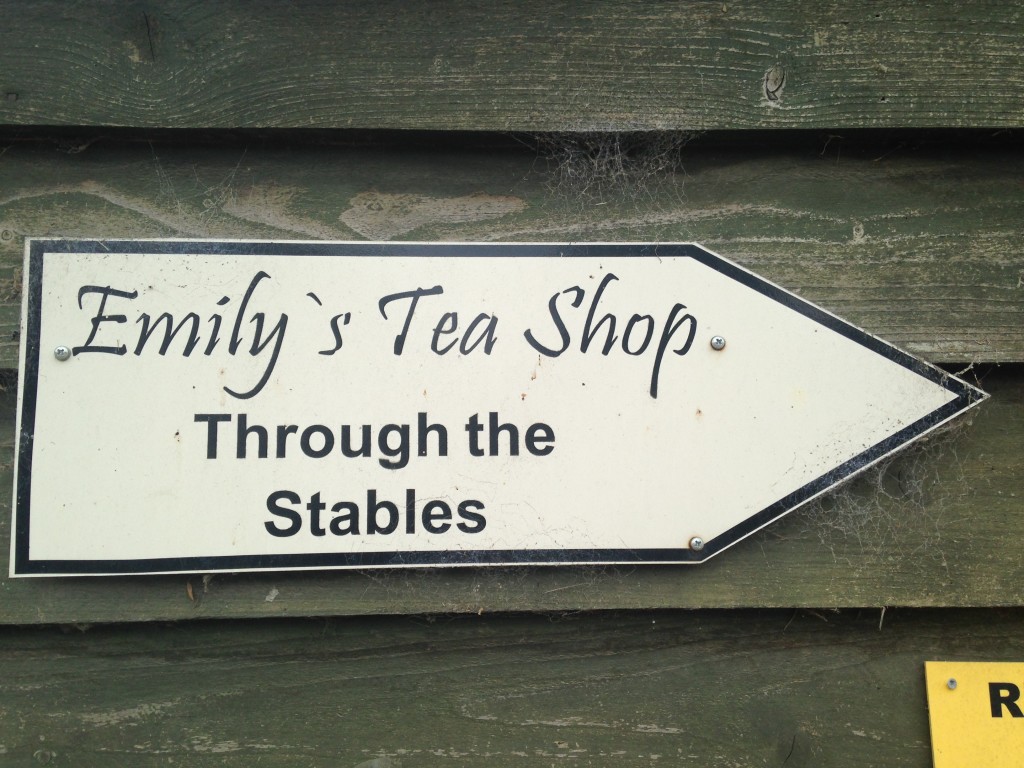 Emily's Tea Shop sign